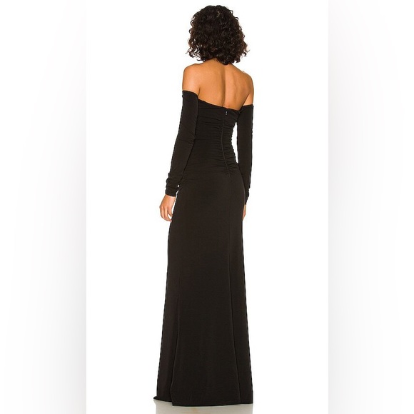 Cinq a Sept Holly Gown in Black - Picture 3 of 9